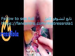 Mistress Rola with Arab twing. He was a virgin, take his ass