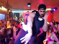 A late night party in the club easily turns into a group sex adventure for everyone