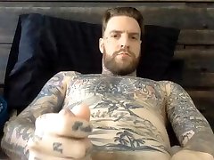 tall bearded tattooed straight pale socks cum together inside girl fuck strangers in van his fat cock