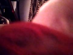 Double blowjob by ebony granny vs teen ebony redhead, closeup riding