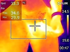 Thermal Imaging Infrared male masturbation and cum Thermal Imaging Infrared male masturbation and cum
