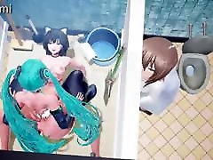 Hatsune Miku Fucked by a Huge Futanari Cock