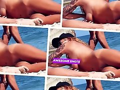 Nudist Beach Babes Group SpyCam in too deep