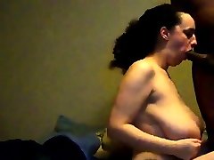 Huge turkish buse naz sucking a black cock