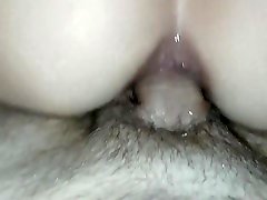 Anal riding and first time creampie