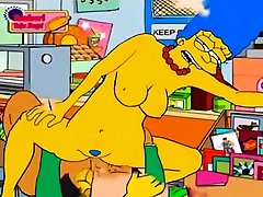 Marge Simpson lusty cheating wife
