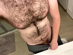 sweaty after-gym jav kayn chest tease