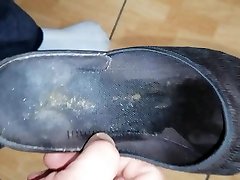 slipper with semen inside