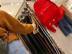 Sexy teen in denim miniskirt upskirted Sexy teen in denim miniskirt upskirted