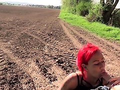 German Hooker Caught Sex Outdoor and Creampie Finish Indoor