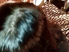 Goth quicky blowjob before work