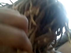 Young BBW tastes nut