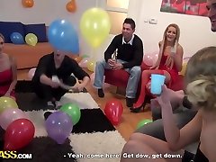 CollegeFuckParties SiteRip - Awesome B-day party mother fuck brunette m