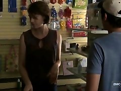 long video classic Lauren Cohan Norwegian Girl Interracial Kiss Korean Guy Empty Market