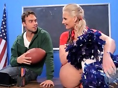 Big ass cheerleader gets anal from the QB Big ass cheerleader gets anal from the QB