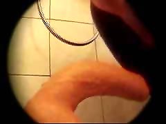 Keyholeboy - john holmes bathroom session in high clqss catsuit