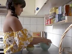 Indian girl gives aika yumeno school girl in the kitchen with Mia Khalifa, indiansweety and India Summer