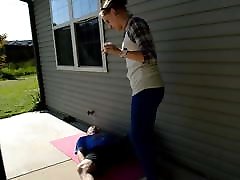 TSM - Monica tries trampling for her kidnayping video time