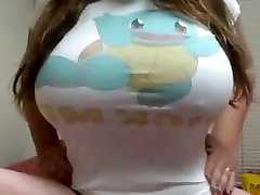 curvy girl sets her big tits free