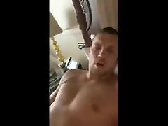 Russian footballer Artyom Dzyuba masturbates with one hand