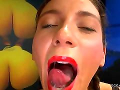 Anal throat fucking and cums on julie skyhigh