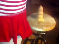Crossdressing in Red Mini Skirt Crossdressing in Red Mini Skirt
