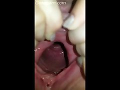 Rubia con el coã±o bien ancho de tanto coger