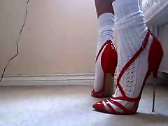 New Red High desi bih with Cross Strap