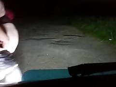 Joland 3d catoon sax videos in public at night