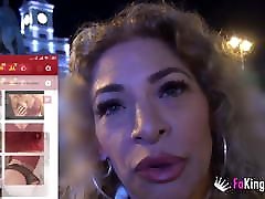 PUBLIC hot french paztouze for an astounding blonde Colombian Latina