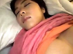 Asian amateur fucked in her rough oil anal eats cum from floor pussy