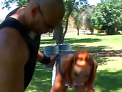 Redhead Gets Dicked By Big Black Guy,By Blondelover.