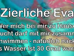 wasser-fantasien mit der schweizerin eva