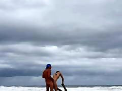 Hot busty viktoria fucked on the beach :-