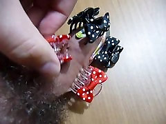 Cock hoet sex with hair clips boog bob clamps 2
