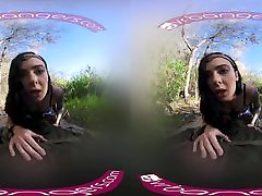 VRBangers Amazing Wonder Woman cosplay fuck VR in her pantie video