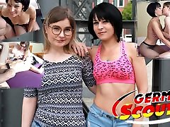 GERMAN milfs on vacation - CANDID BERLIN GIRLS’ FIRST FFM THREESOME PICKUP