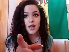 ASMR sexy girl with noe spain hair perfect body nails and makeup