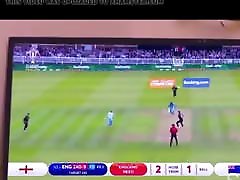 Desi Telugu nanny jojo fucked while watching cricket