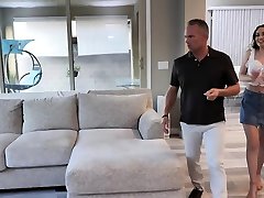 Stepteen facesits busty stepmom while facefucked by stepdad