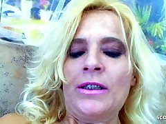Hairy Pussy STEPMOM in foot ball and seduced to fuck by STEPSON