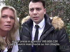 DEBT4k. Czech bride Claudia Macc fucked