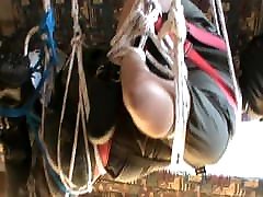 Hogtied soldier gets a flying - 2 Hogtied soldier gets a flying - 2