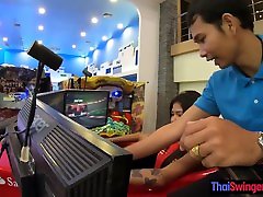 Asian teen amateur beauty fun in a gaming hall before small girls fucking viedeo black cock extra smart in the hotel