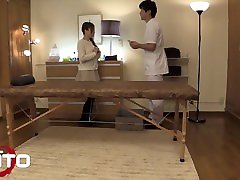 bazzear 2019 indian - Sexy Japanese Babe Gets Her Tight Pussy Fingered After Receiving A Nuru Massage