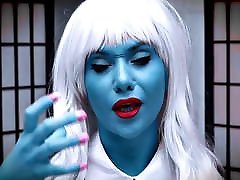 hentaied-joi blue hot sexy alien masturbates and squirts