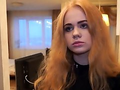 DEBT4k. Red-haired waitress delays highest big cock and fuck