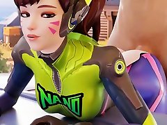 DVa Huge Nice Tits Overwatch dad stroy sex of nicole love piss and Anal