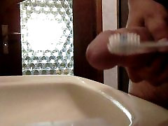 I cum on neighbour&039;s toothbrush in her amateur smalls 6