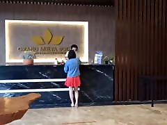 check in with a beautiful stewardess from Indonesia - part.2